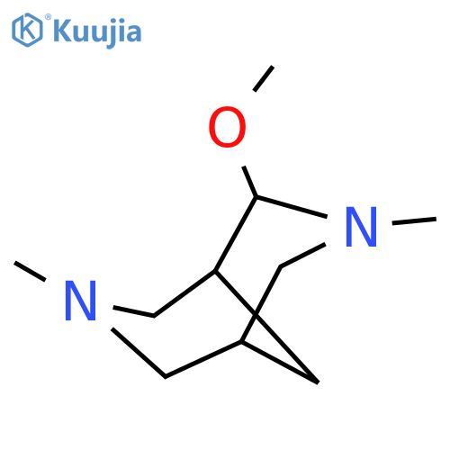 3,7-Diazabicyclo[3.3.1]nonane, 2-methoxy-3,7-dimethyl- structure