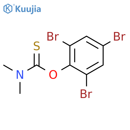 Carbamothioic acid, dimethyl-, O-(2,4,6-tribromophenyl) ester structure