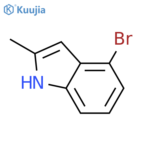 4-Bromo-2-methyl-1H-indole structure