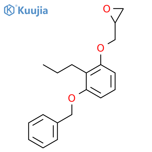 Oxirane, [[3-(phenylmethoxy)-2-propylphenoxy]methyl]- structure