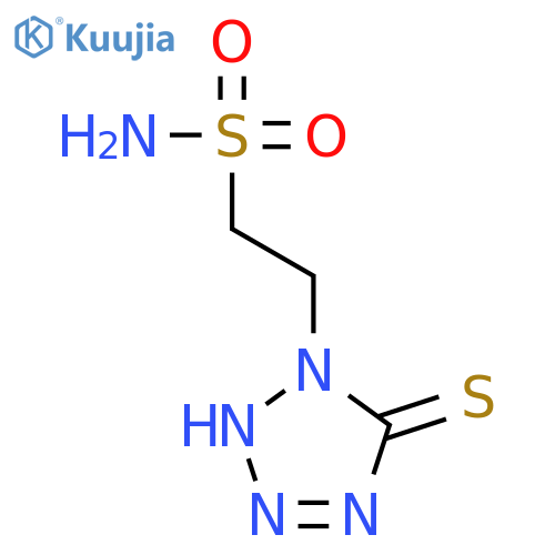 1H-TETRAZOLE-1-ETHANESULFONAMIDE, 2,5-DIHYDRO-5-THIOXO- structure