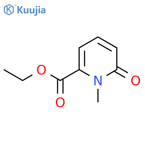Ethyl 1-methyl-6-oxo-1,6-dihydropyridine-2-carboxylate structure