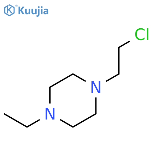 Piperazine, 1-(2-chloroethyl)-4-ethyl- structure