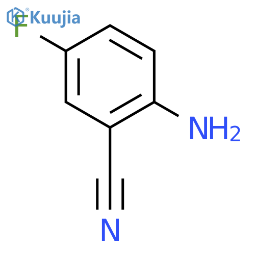 2-Amino-5-fluorobenzonitrile structure