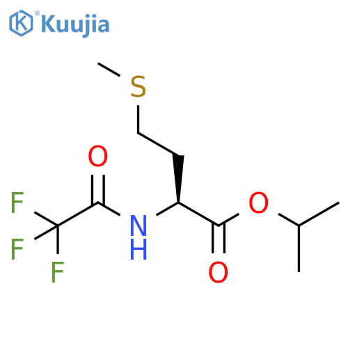 Methionine, N-(trifluoroacetyl)-, 1-methylethyl ester structure