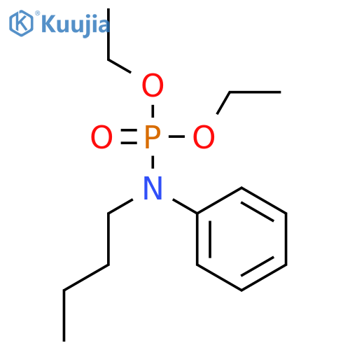 PHOSPHORAMIDIC ACID, BUTYLPHENYL-, DIETHYL ESTER structure