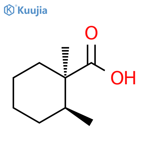 Cyclohexanecarboxylic acid, 1,2-dimethyl-, (1R,2S)-rel- structure