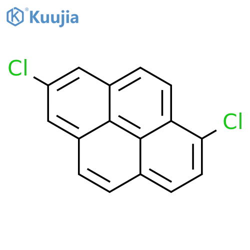 Pyrene, 1,7-dichloro- structure