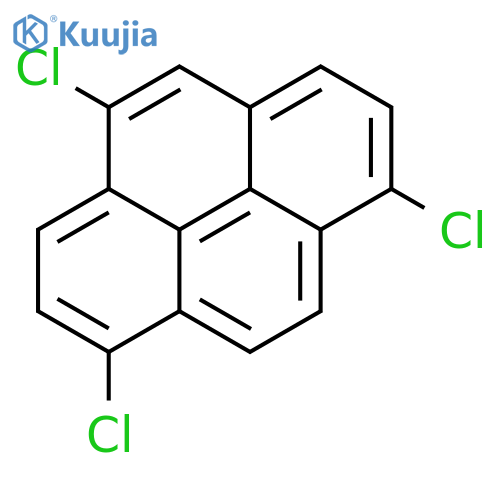Pyrene, 1,4,8-trichloro- structure