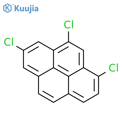 Pyrene, 1,7,9-trichloro- structure