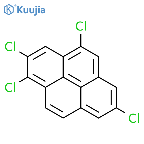 Pyrene, 1,2,4,7-tetrachloro- structure