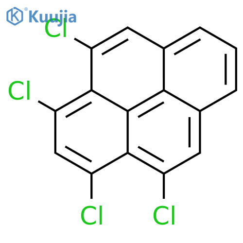 Pyrene, 1,3,4,10-tetrachloro- structure