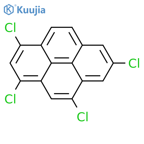 PYRENE, 1,3,5,7-TETRACHLORO- structure