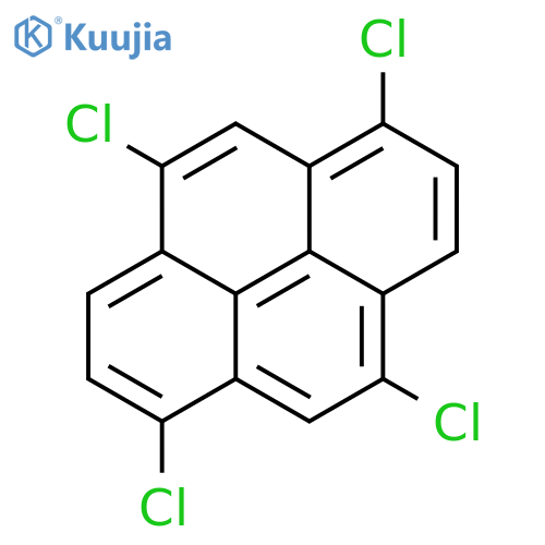 Pyrene, 1,4,6,9-tetrachloro- structure