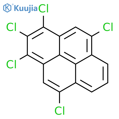 PYRENE, 1,2,3,5,9-PENTACHLORO- structure