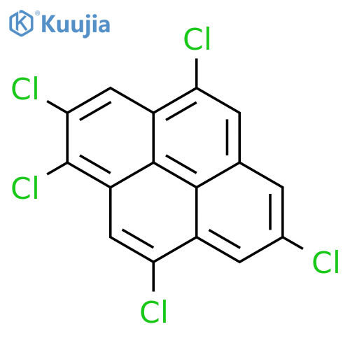 Pyrene, 1,2,4,7,9-pentachloro- structure