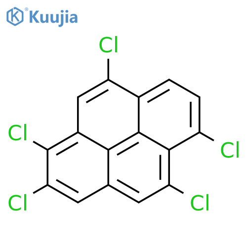 PYRENE, 1,2,5,6,9-PENTACHLORO- structure