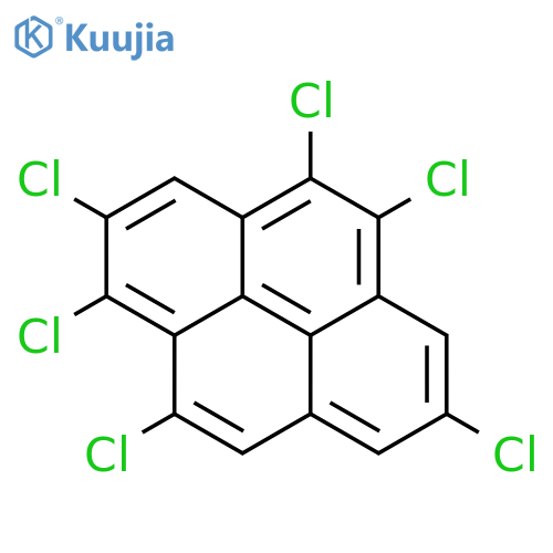Pyrene, 1,2,4,5,7,10-hexachloro- structure