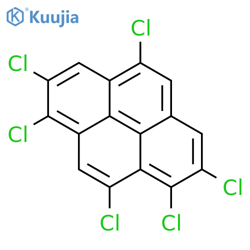 PYRENE, 1,2,4,7,8,9-HEXACHLORO- structure