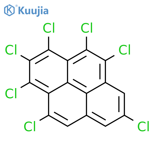 Pyrene, 1,2,3,4,5,7,10-heptachloro- structure