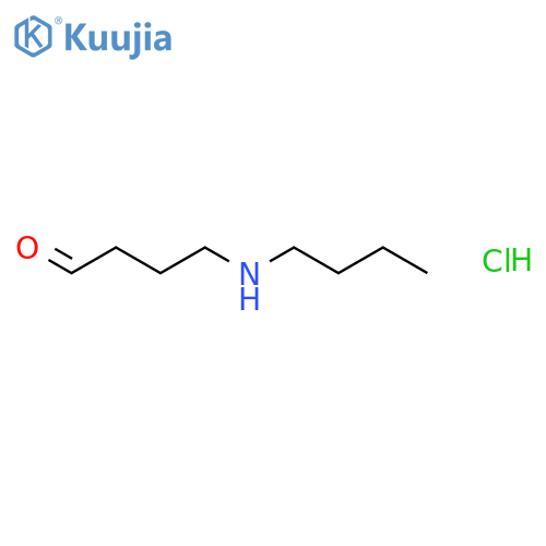 Butanal, 4-(butylamino)-, hydrochloride structure