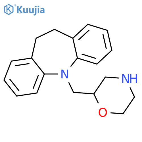 5H-DIBENZ[B,F]AZEPINE, 10,11-DIHYDRO-5-(2-MORPHOLINYLMETHYL)- structure