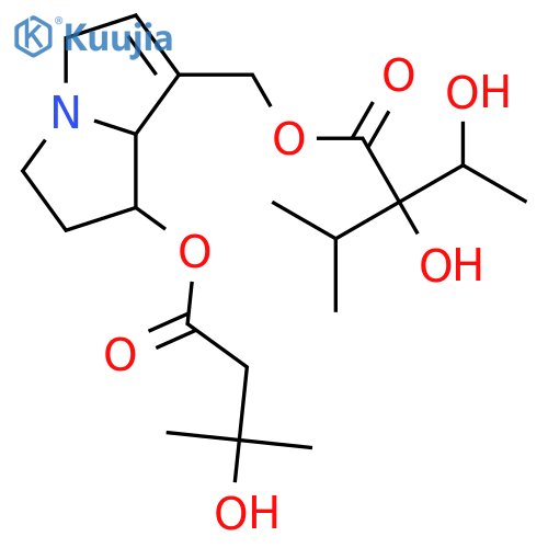 Echinatine; 3'-Epimer, 7-O-(3-hydroxy-3-methylbutanoyl) structure