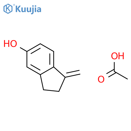 1H-INDEN-5-OL, 2,3-DIHYDRO-1-METHYLENE-, ACETATE structure