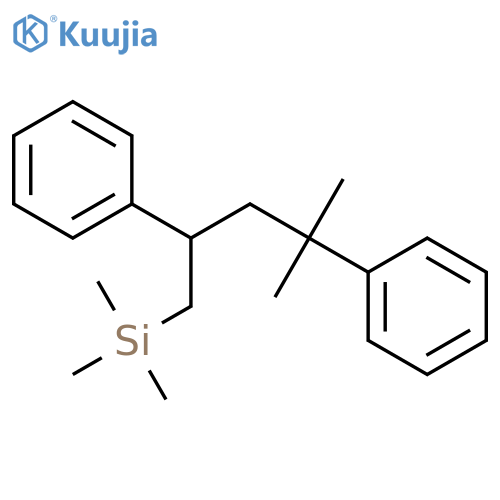 Silane, trimethyl(4-methyl-2,4-diphenylpentyl)- structure