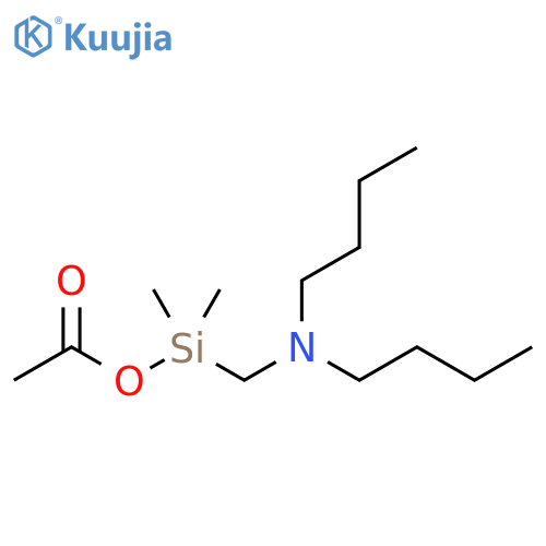 Silanol, 1-[(dibutylamino)methyl]-1,1-dimethyl-, 1-acetate structure