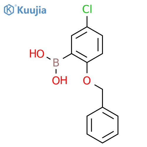 (2-(Benzyloxy)-5-chlorophenyl)boronic acid structure