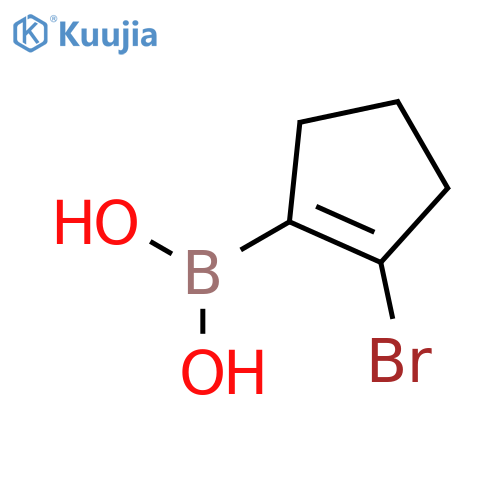 (2-Bromocyclopent-1-en-1-yl)boronic acid structure