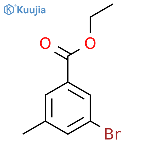 Ethyl 3-bromo-5-methylbenzoate structure