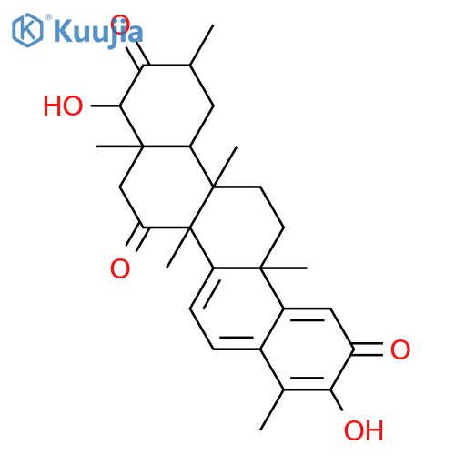 3,22-Dihydroxy-24,29-dinor-1(10),3,5,7-friedelatetraene-2,15,21-trione; 22β-form structure