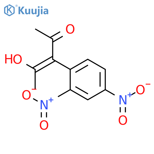 3-Penten-2-one, 3-(2,4-dinitrophenyl)-4-hydroxy- structure