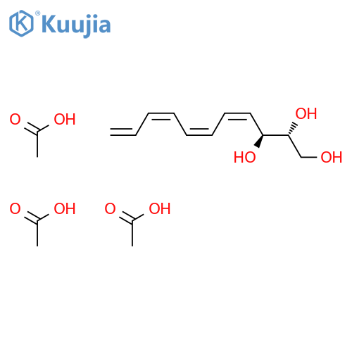 4,6,8,10-UNDECATETRAENE-1,2,3-TRIOL, TRIACETATE, (2R,3S)- structure