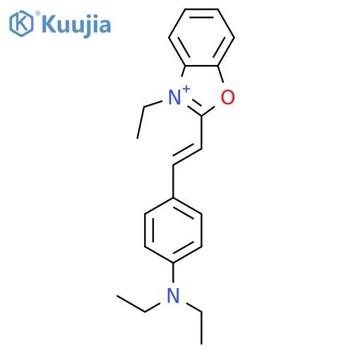 BENZOXAZOLIUM, 2-[2-[4-(DIETHYLAMINO)PHENYL]ETHENYL]-3-ETHYL- structure