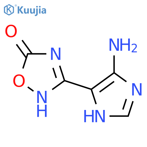 1,2,4-Oxadiazol-5(2H)-one, 3-(5-amino-1H-imidazol-4-yl)- structure