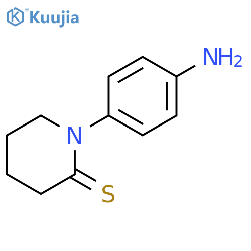 2-Piperidinethione, 1-(4-aminophenyl)- structure