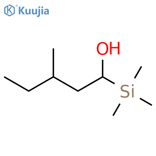 1-PENTANOL, 3-METHYL-1-(TRIMETHYLSILYL)- structure