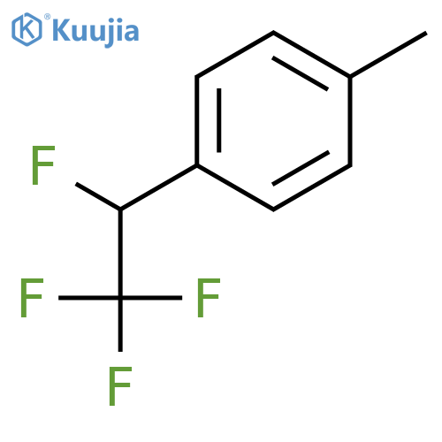 4-(1,2,2,2-Tetrafluoroethyl)toluene structure