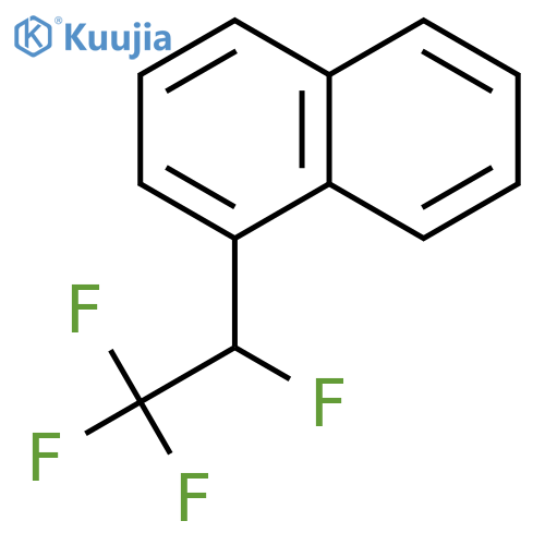 NAPHTHALENE, 1-(1,2,2,2-TETRAFLUOROETHYL)- structure