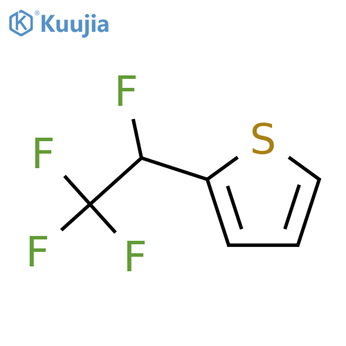 Thiophene, 2-(1,2,2,2-tetrafluoroethyl)- structure