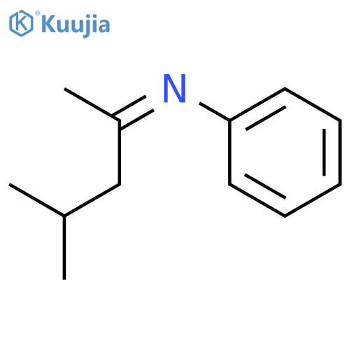 Benzenamine, N-(1,3-dimethylbutylidene)- structure