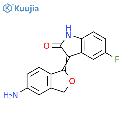 2H-Indol-2-one,3-(5-amino-1(3H)-isobenzofuranylidene)-5-fluoro-1,3-dihydro- structure