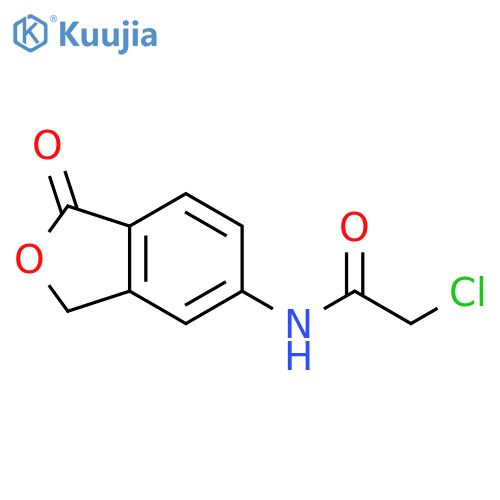 Acetamide, 2-chloro-N-(1,3-dihydro-1-oxo-5-isobenzofuranyl)- structure