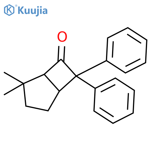 Bicyclo[3.2.0]heptan-6-one, 4,4-dimethyl-7,7-diphenyl- structure