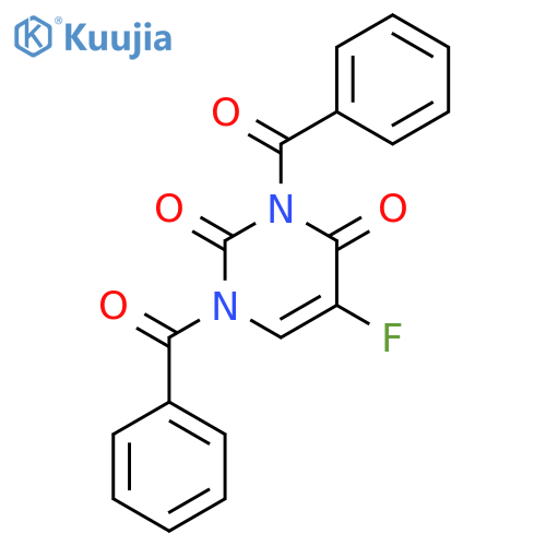 2,4(1H,3H)-Pyrimidinedione, 1,3-dibenzoyl-5-fluoro- structure