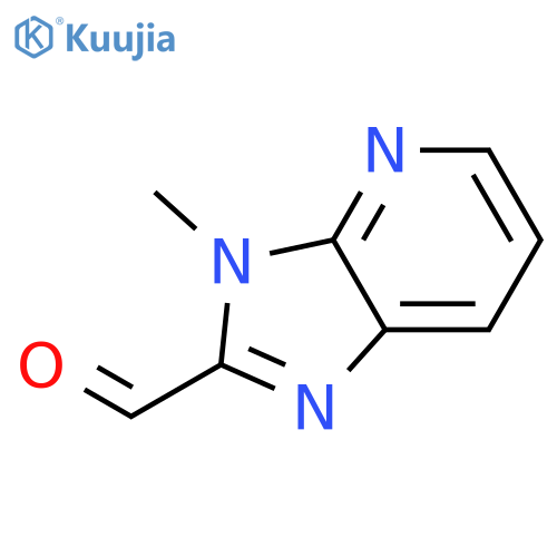 3-methyl-3H-imidazo[4,5-b]pyridine-2-carbaldehyde structure