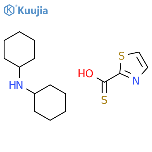 2-Thiazolecarbothioic acid, compd. with N-cyclohexylcyclohexanamine(1:1) structure